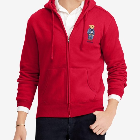 Polo Ralph Lauren Other - Polo Ralph Lauren Bear Hooded Sweatshirt - Large